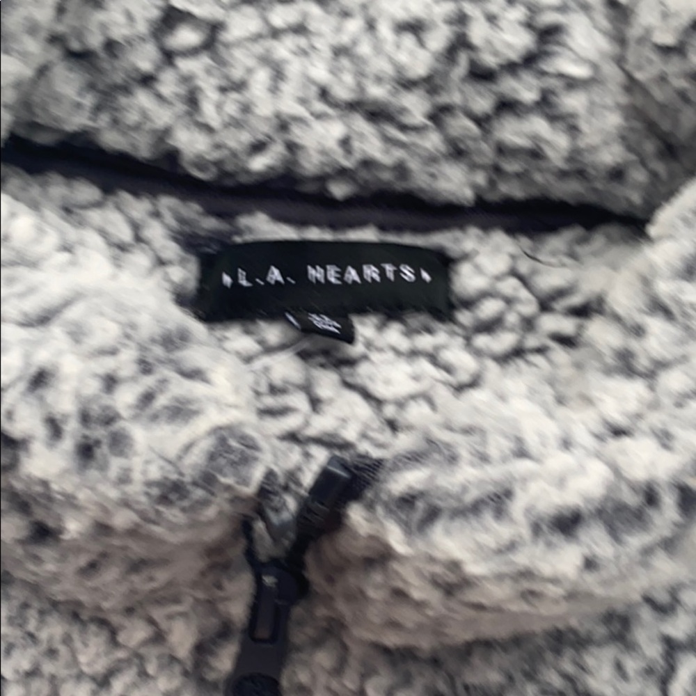 Pacsun Crewneck Sherpa zip up! - Picture 4 of 4